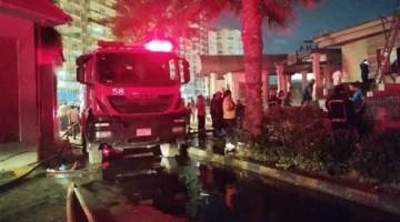 مشهد مؤلم.. أول صور جنازة يوستينا وإستير ضحايا حريق الزرايب